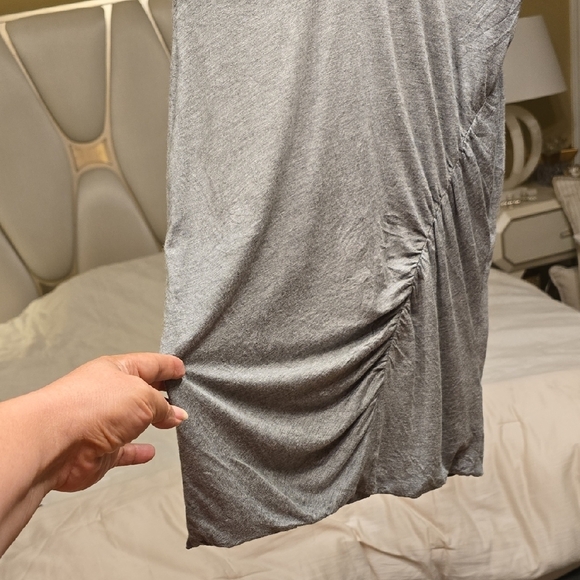 IRO Gray V-Neck Mini Dress - Picture 5 of 14